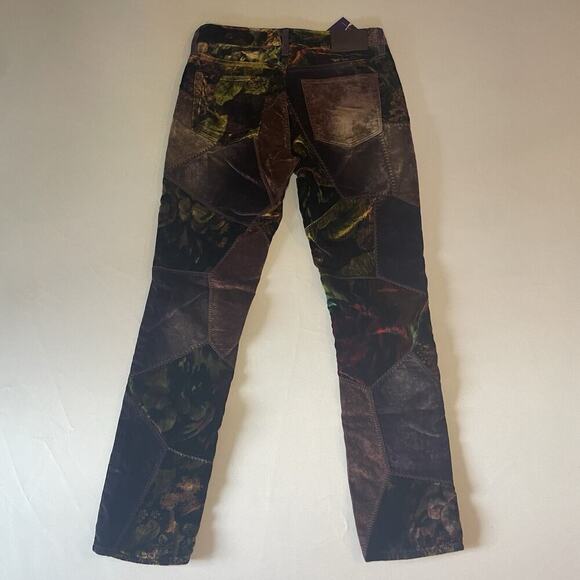 Ralph Lauren Collection Purple Label Pant Jeans 27 Patchwork 160 Slim Denim $3k - Picture 11 of 16